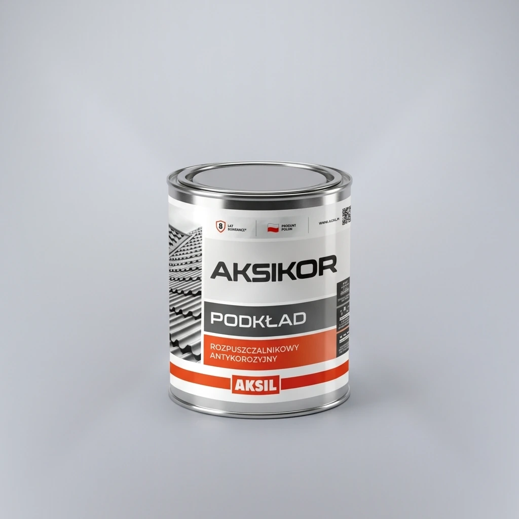 Aksil Aksikor Podkład SB - Podkład antykorozyjny rozpuszczalnikowy 5 L