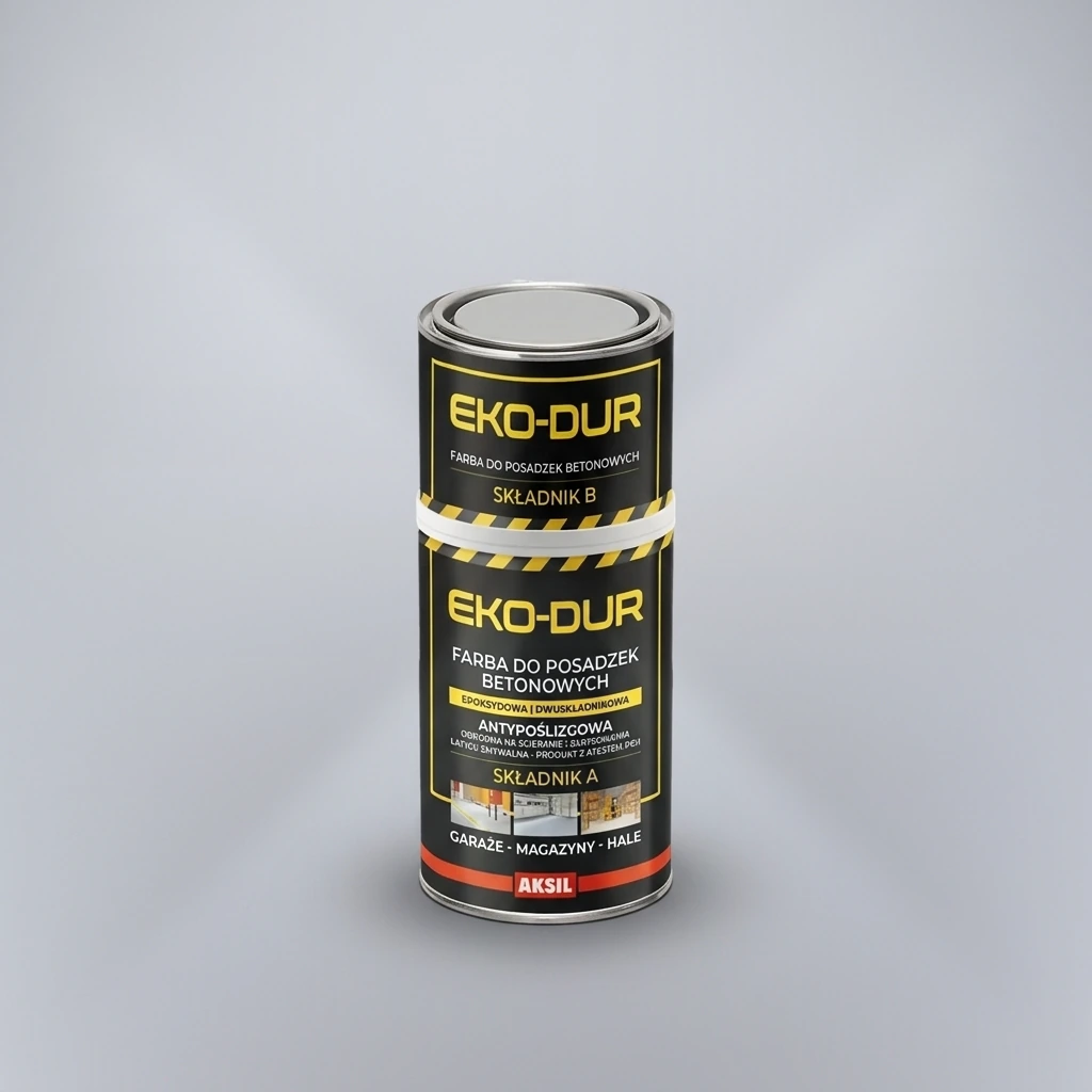 Aksil Eko-Dur Farba - Farba epoksydowa do posadzek betonowych 12 kg