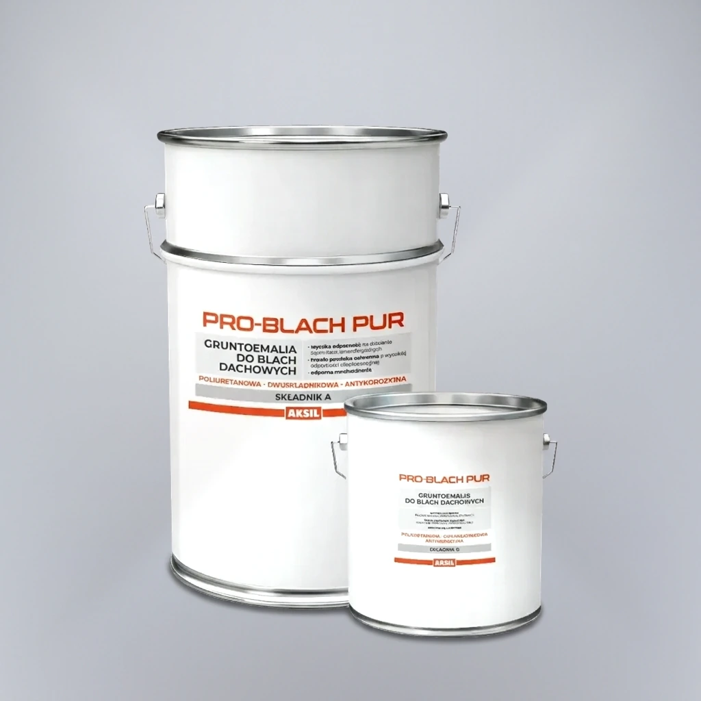 Aksil Pro-Blach PUR - Gruntoemalia do blach dachowych 22 kg