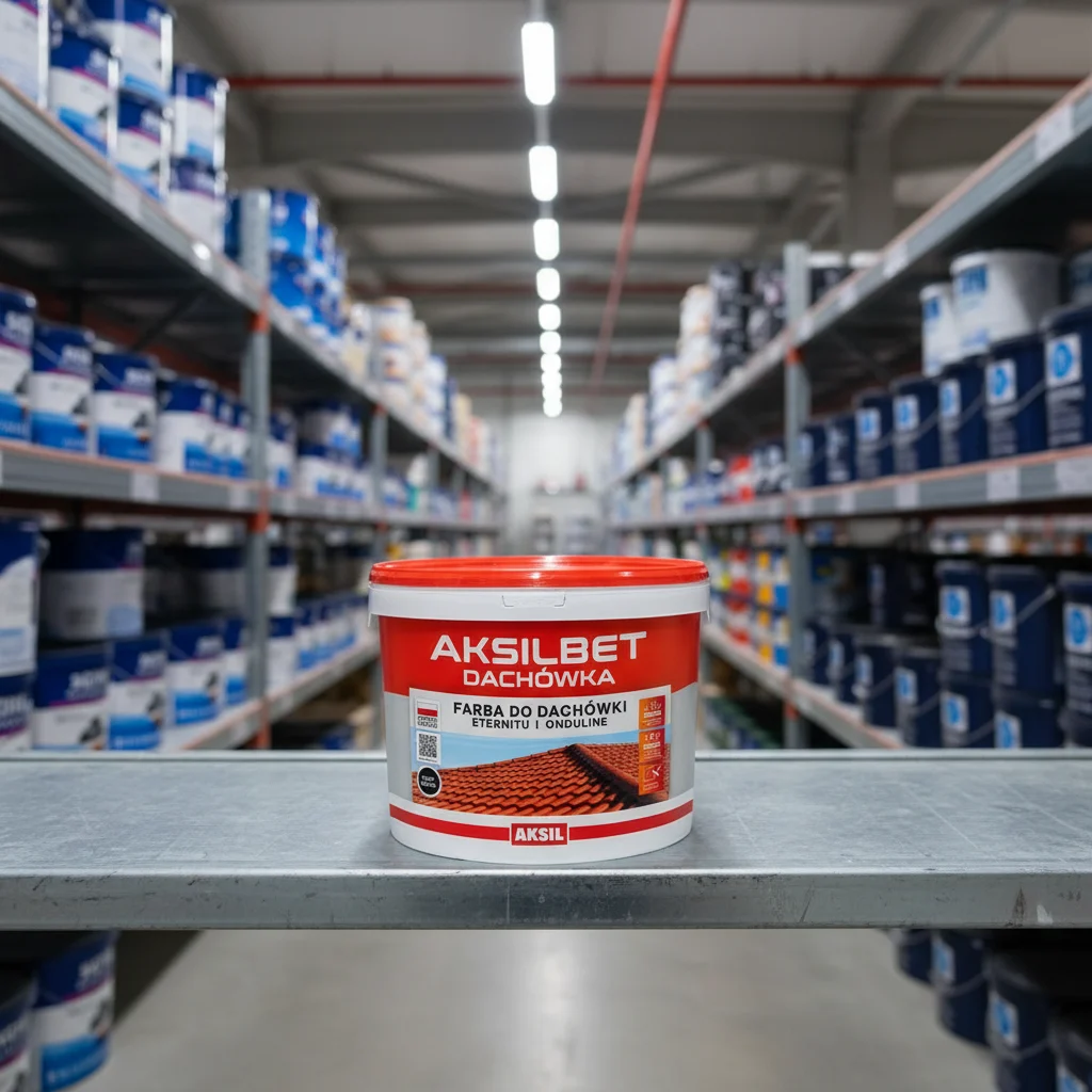 Aksilbet Dachówka na tle regałów — aranżacja produktu