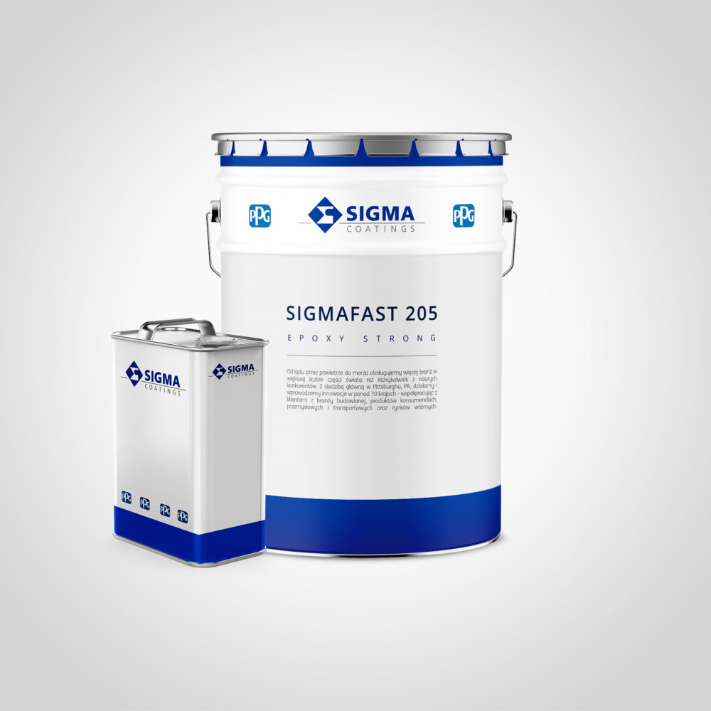 Epoxy paint – Sigmafast 205 20 L – White – RAL 9003