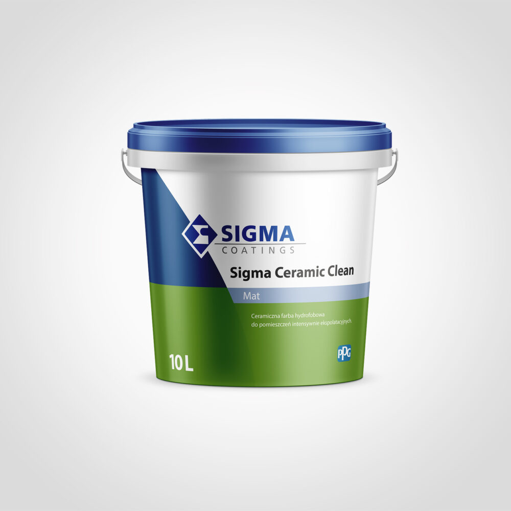 Farba do wnętrz – Sigma Ceramic Clean 10 L