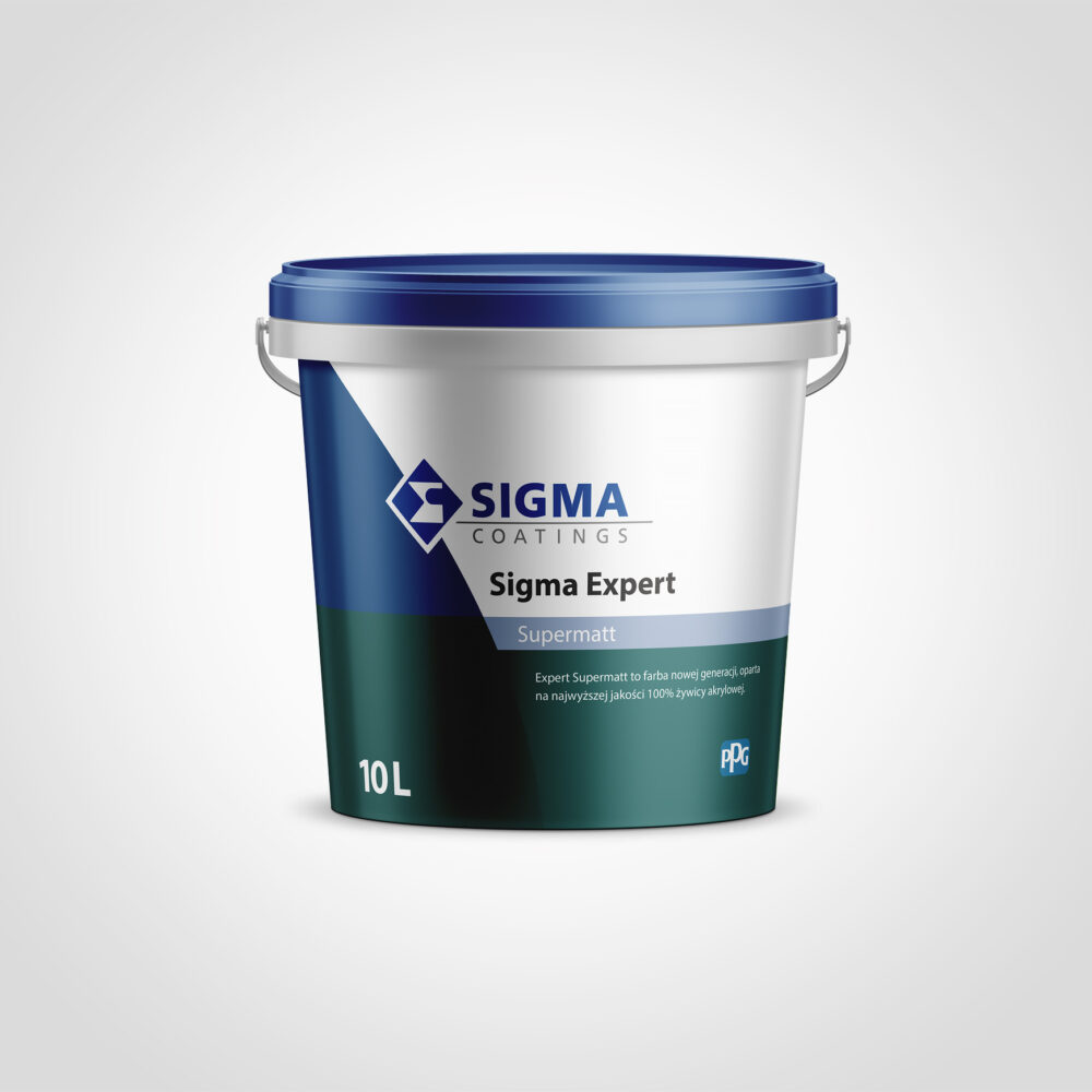 Farba do ścian i sufitów – Sigma Expert 10 L – Biel