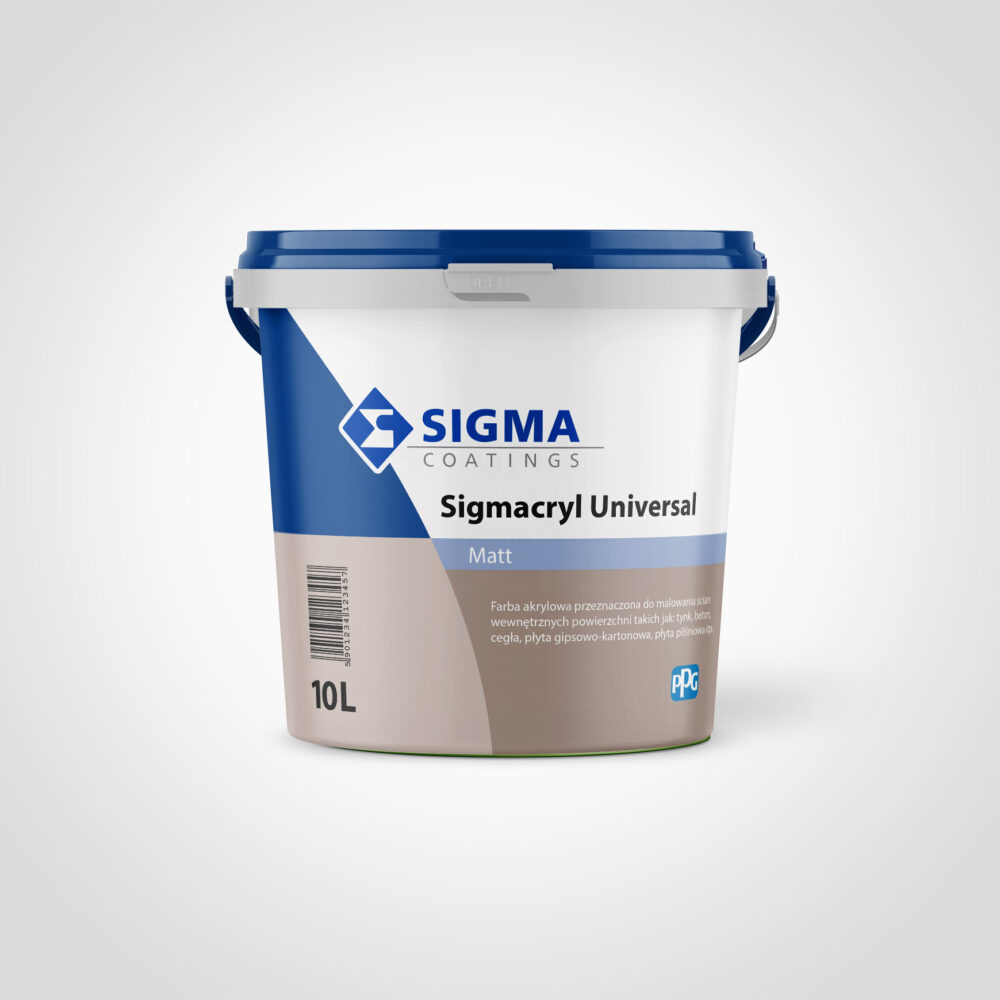 Farba do ścian – Sigmacryl Universal 10 L