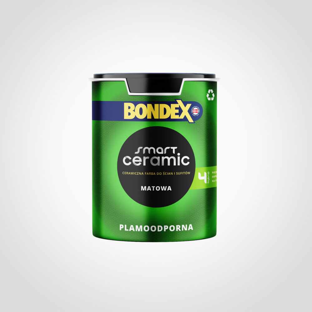 Farba do wnętrz – Bondex Smart Ceramic 5 L – Biel